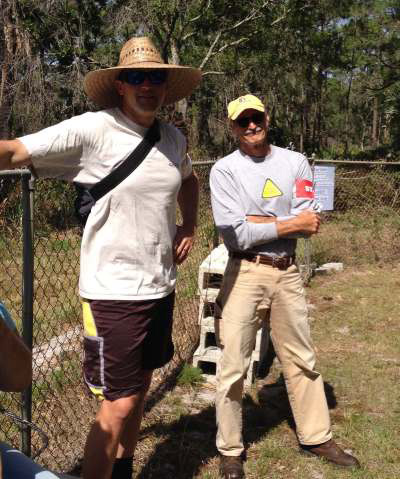 Gary and Dave trailguiding